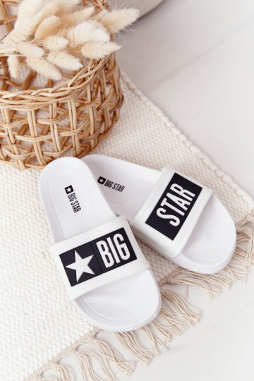 Big Star DD374151 Weiße Kinderslipper 2