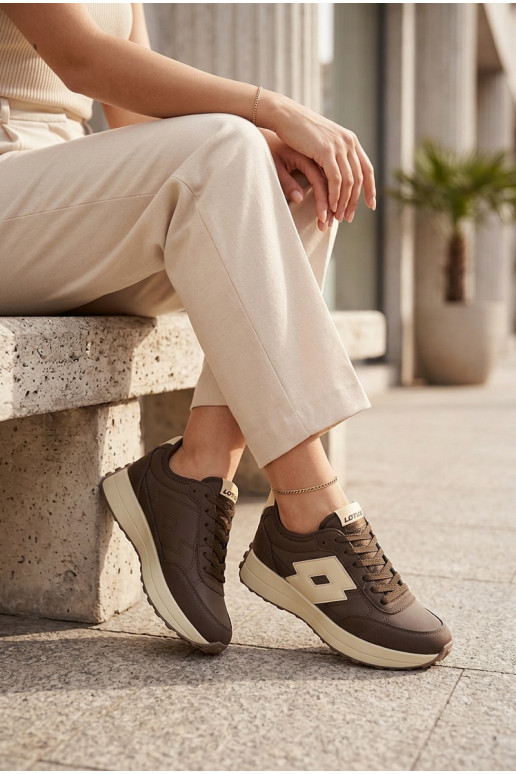 Damen Sneaker LOTTO 2401930U CALENTO Schokolade