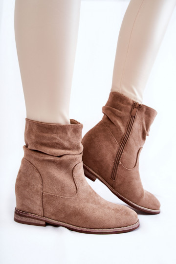 Faux-Suede-Schuhe in Sandfarbe Finney