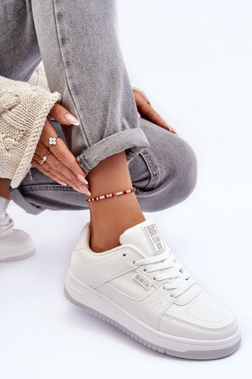 Chaussures de sport pour femmes Big Star MM274354 en blanc