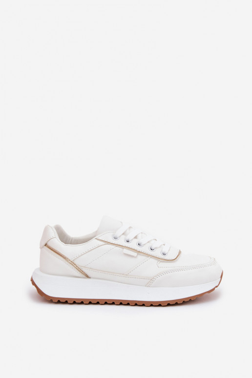 Damen-Sneaker mit Plattform in weiß Nevliese