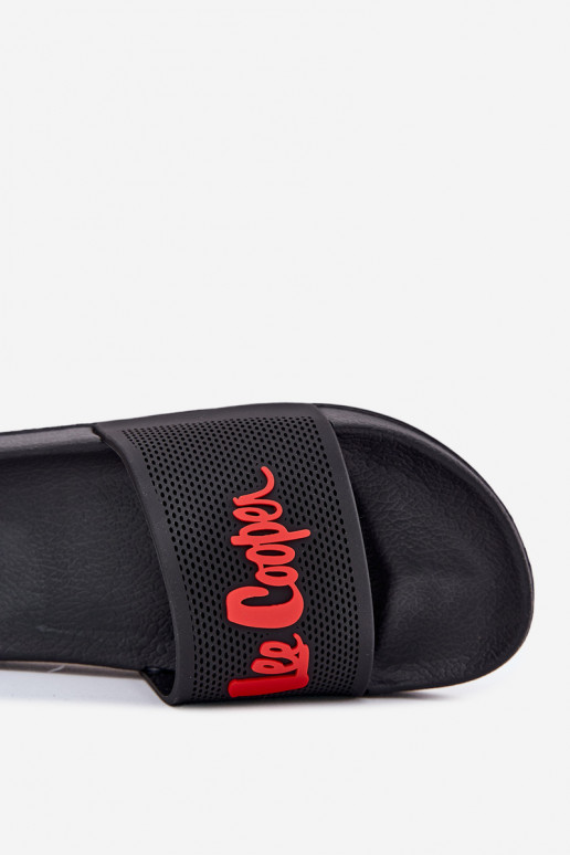 claquettes pour hommes noires Lee Cooper LCIN-25-07-3526M
