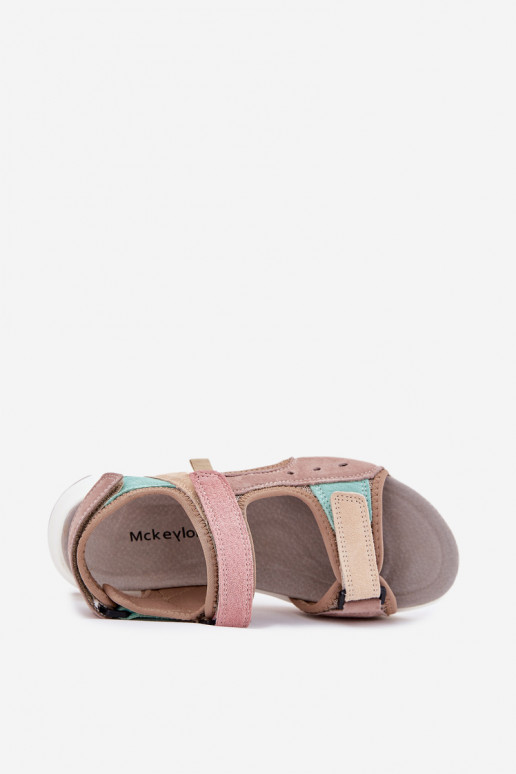 sportliche Damensandalen in Sand McKeylor 95347