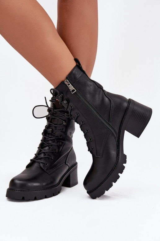 Dames werkschoenen met isolatsioon in zwart Vinceza 89136