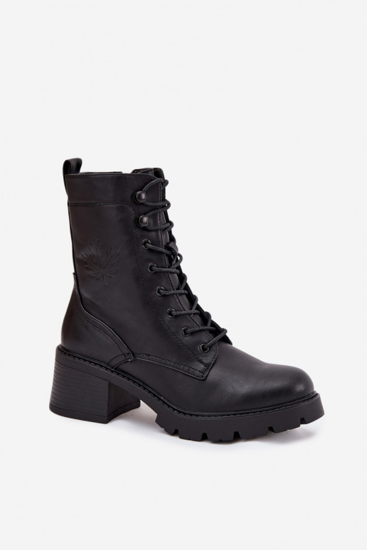 Damen-Arbeitsstiefeletten mit Isolierung in Schwarz Vinceza 89136