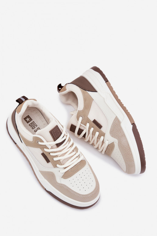 Zandkleurige herensneakers Big Star RR174604