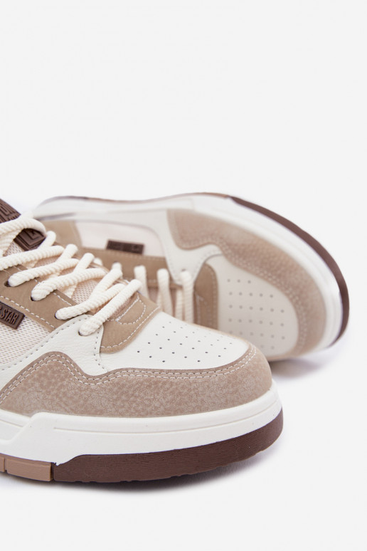 Sandfarbene Herrensneaker Big Star RR174604