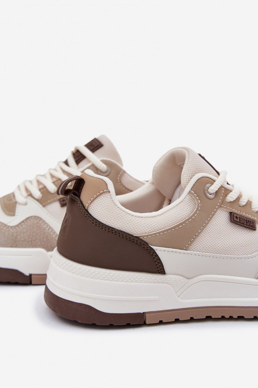 Zandkleurige herensneakers Big Star RR174604
