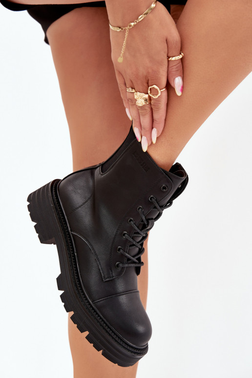 Bottes de travail pour femmes isolées Big Star OO274140 en noir