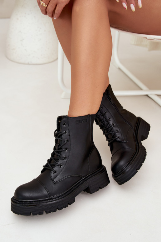 Bottes de travail pour femmes isolées Big Star OO274140 en noir