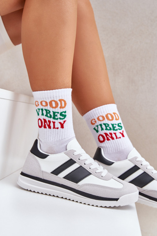 Witte dames sportschoenen Galabis