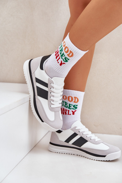 Witte dames sportschoenen Galabis
