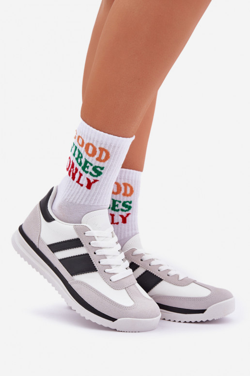 Witte dames sportschoenen Galabis