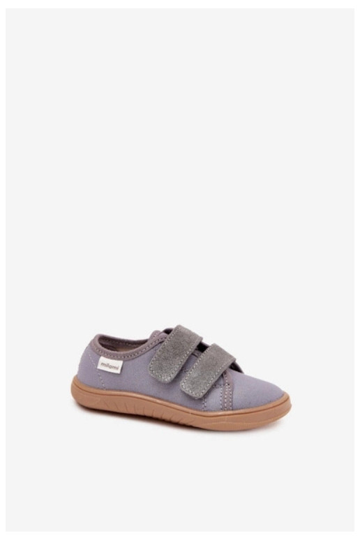 Grijze "Barefoot" slippers voor jongens "Vlot" Milami Saphira