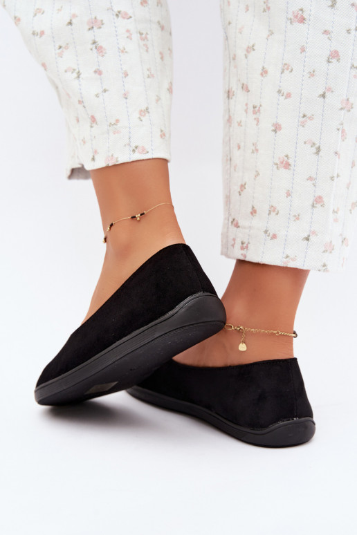 Zwarte barefoot ballerina's Hollin