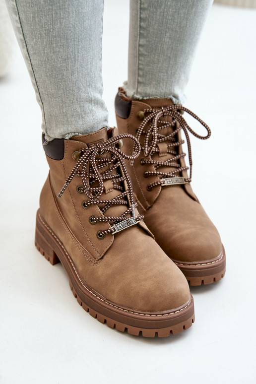 dames geïsoleerde schoenen Big Star OO274A289 bruin
