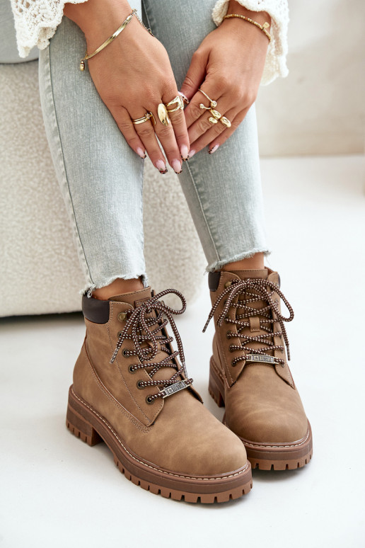 chaussures isolées pour femmes Big Star OO274A289 marron