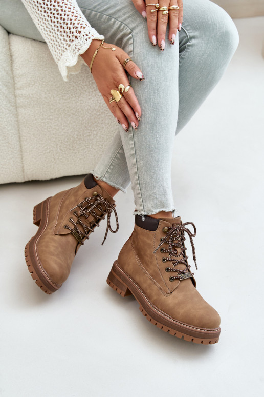 chaussures isolées pour femmes Big Star OO274A289 marron