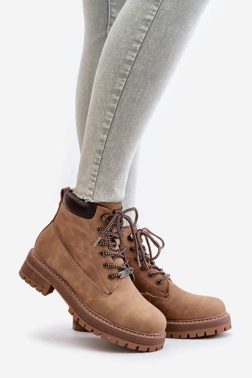 Damen gefütterte Schuhe Big Star OO274A289 braun