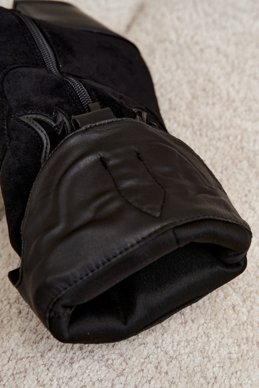 Bottes hautes de style cowboy en noir Betina
