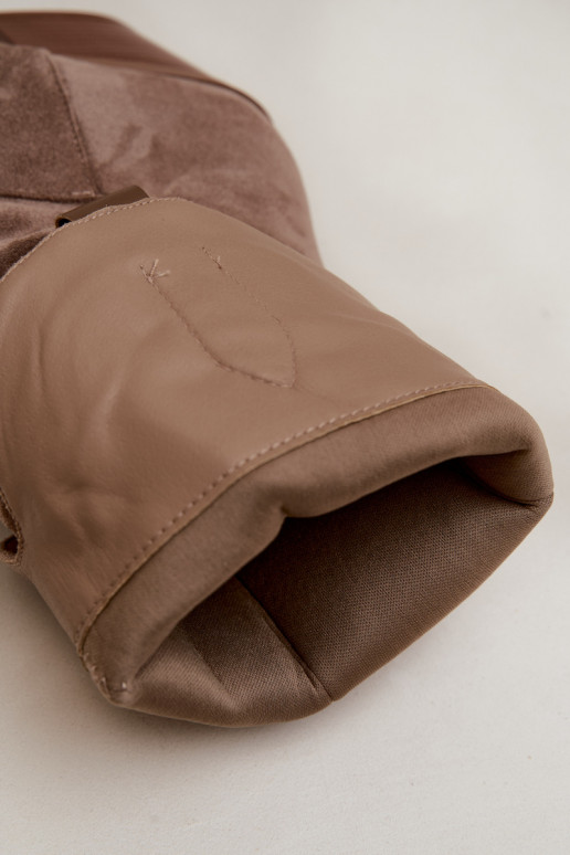Kniehoge cowboylaarzen v khaki Betina