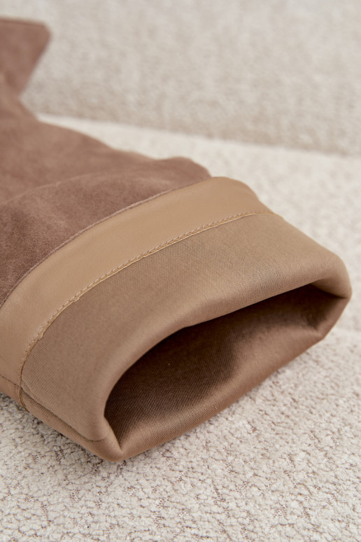 Khaki Slipper-Stiefel mit Absatz und spitzem Zehenbereich Blenia