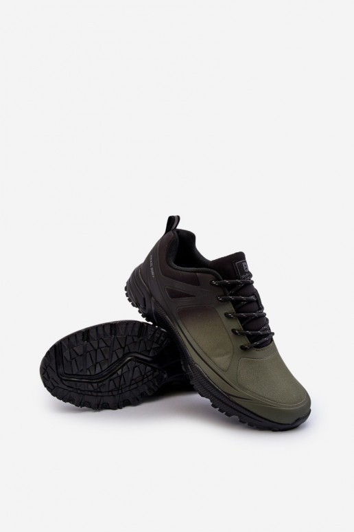chaki kleur heren sportschoenen Trekas