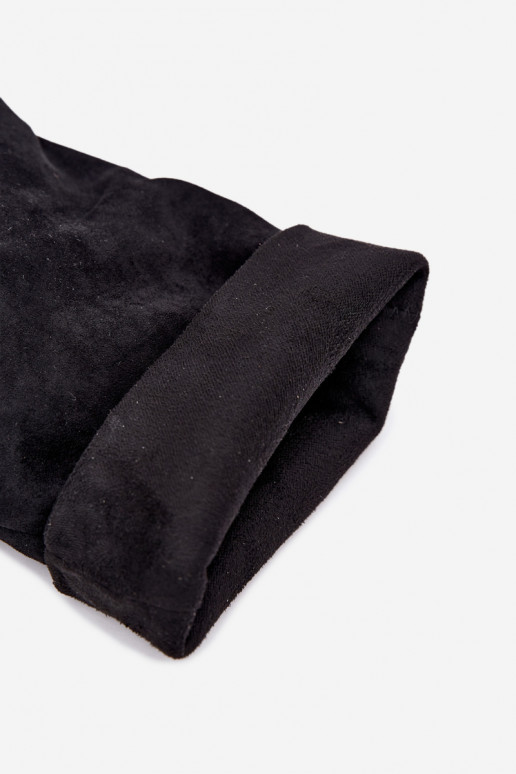 Zwarte enkellaarsjes met dunne hakken Slouchy Penrose