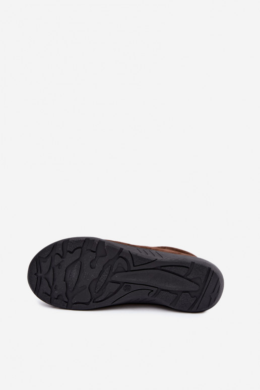 Chaussures femme en daim synthétique chocolat Brindle