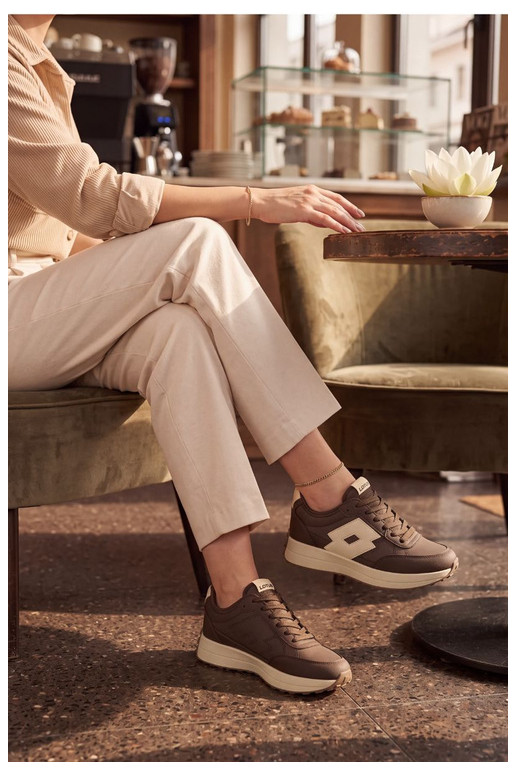 Dames sneakers LOTTO 2401930U CALENTO Chocolade