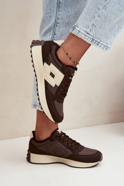 Damen Sneaker LOTTO 2401930U CALENTO Schokolade