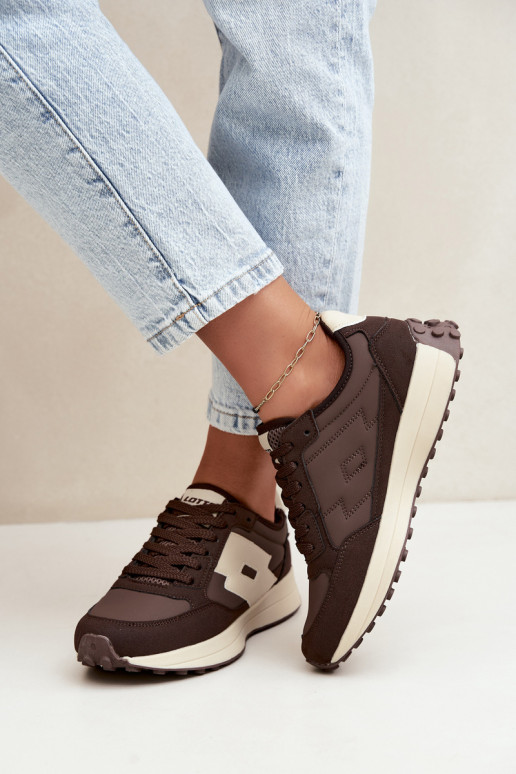 Damen Sneaker LOTTO 2401930U CALENTO Schokolade