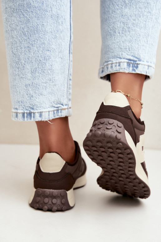 Dames sneakers LOTTO 2401930U CALENTO Chocolade