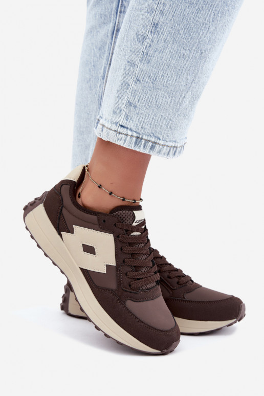 Dames sneakers LOTTO 2401930U CALENTO Chocolade