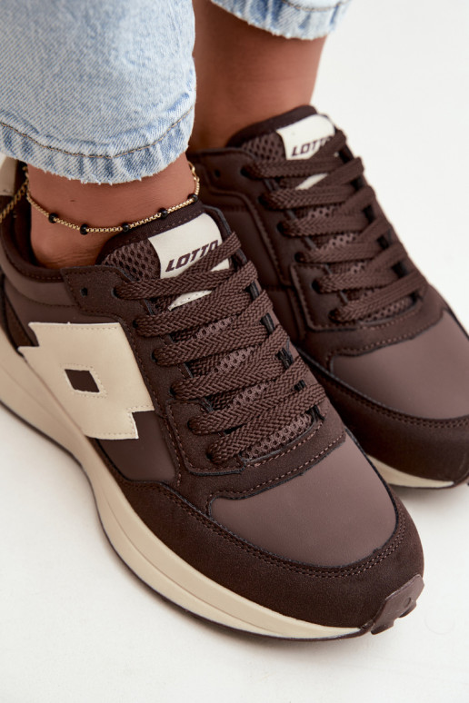 Dames sneakers LOTTO 2401930U CALENTO Chocolade