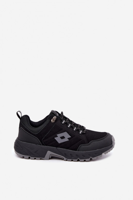 Heren wandelschoenen in zwart LOTTO 2400290U KETCHAM