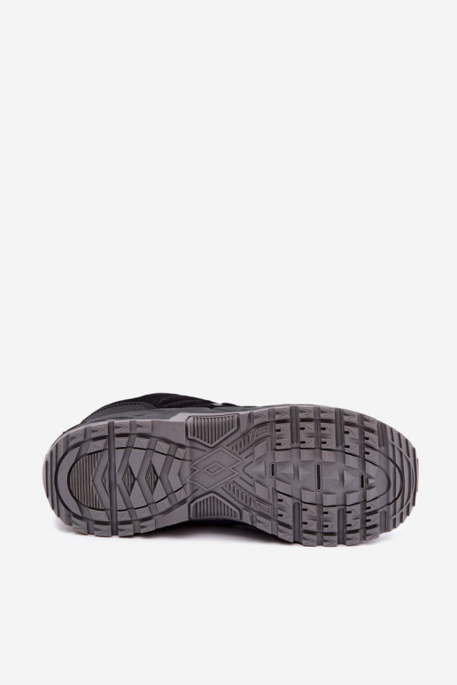 Heren wandelschoenen in zwart LOTTO 2400290U KETCHAM