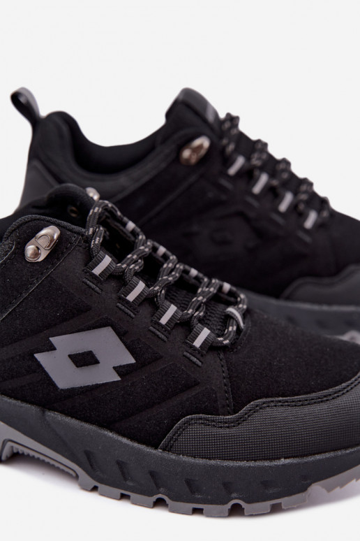 Heren wandelschoenen in zwart LOTTO 2400290U KETCHAM