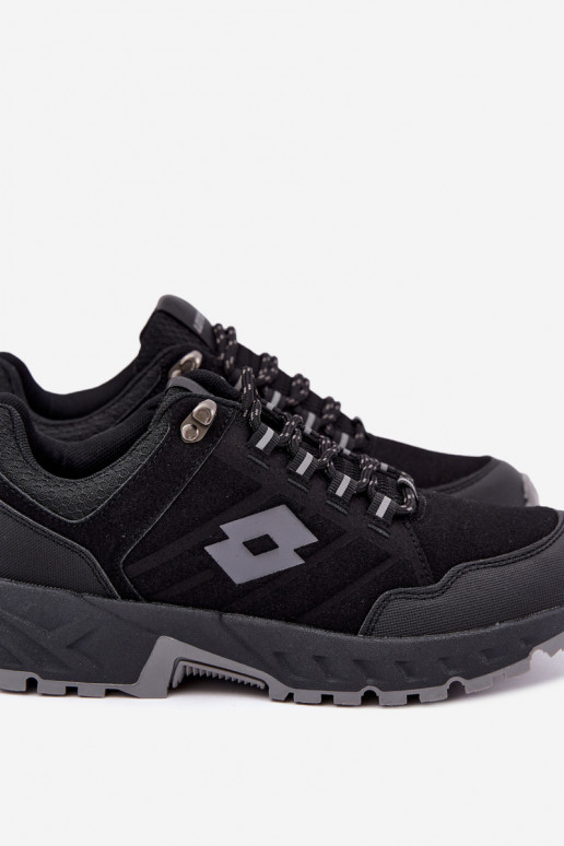 Heren wandelschoenen in zwart LOTTO 2400290U KETCHAM