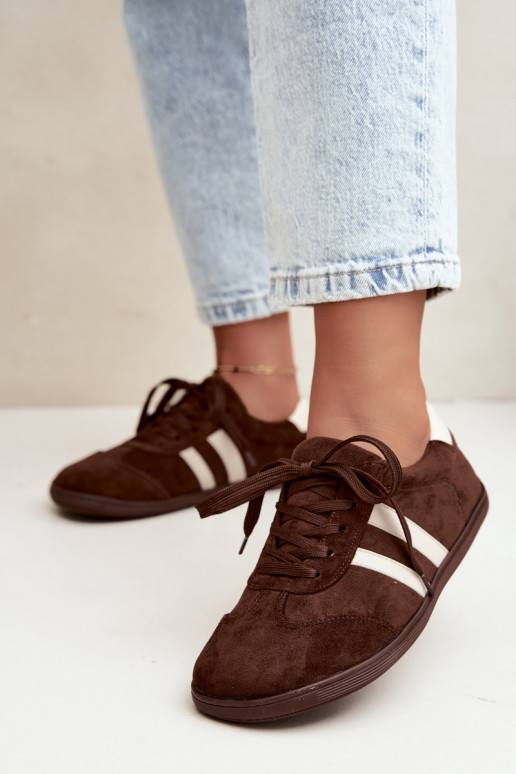 Damen Barefoot Sneaker in Schokoladenfarbe Kessy