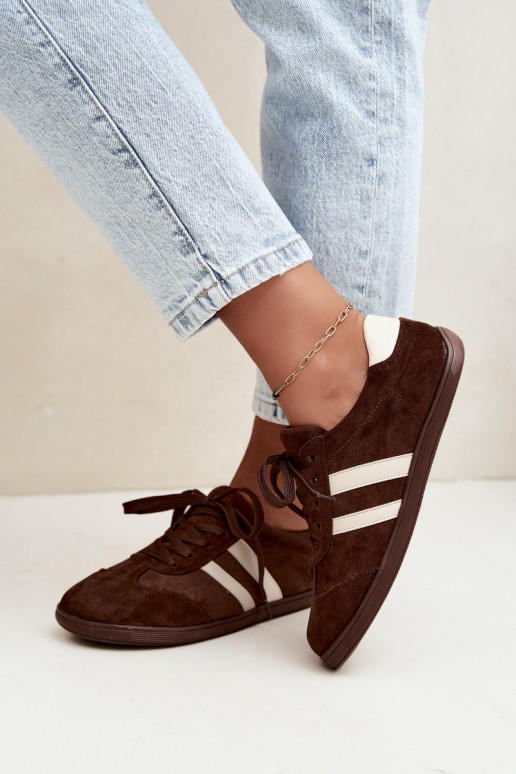 Damen Barefoot Sneaker in Schokoladenfarbe Kessy