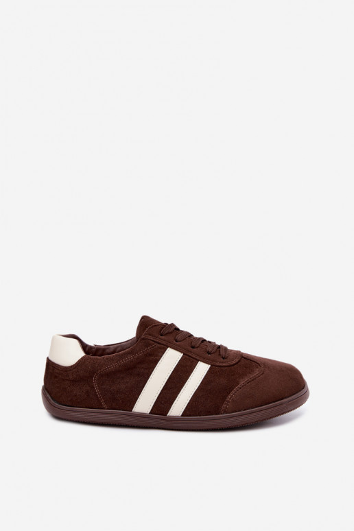 Dames Barefoot Sneakers in Chocoladekleur Kessy
