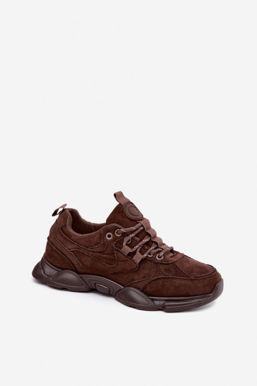 Damen Sneaker in Schokoladenfarbe Shaley