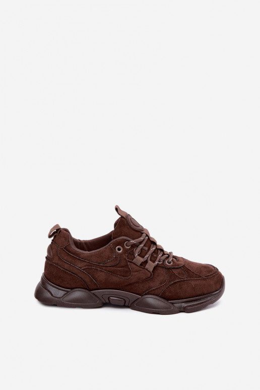 Damen Sneaker in Schokoladenfarbe Shaley