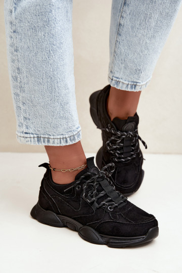 Dames Sneakers in Zwarte kleur Shaley