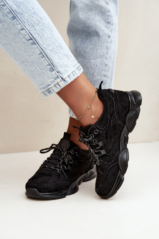 Dames Sneakers in Zwarte kleur Shaley
