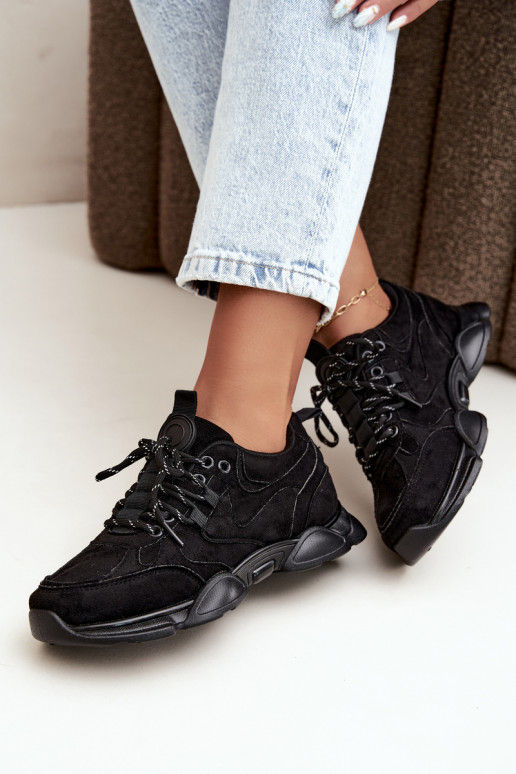 Dames Sneakers in Zwarte kleur Shaley