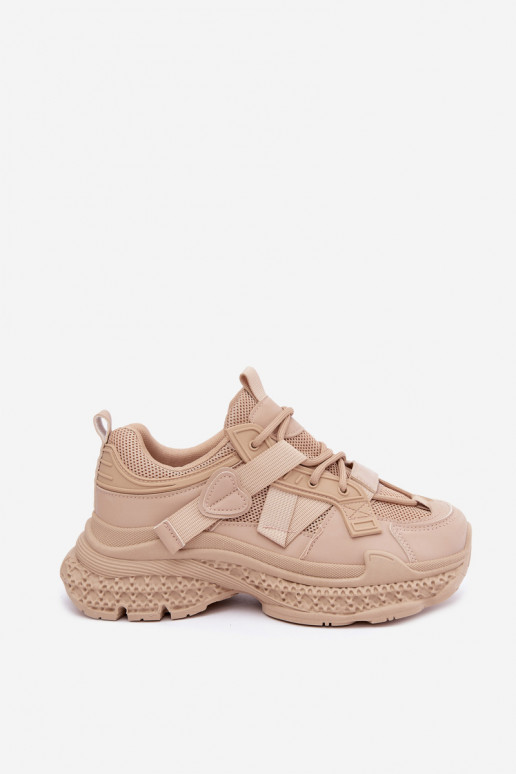 Sneaker mit Streifen in Sandfarbe Ellery