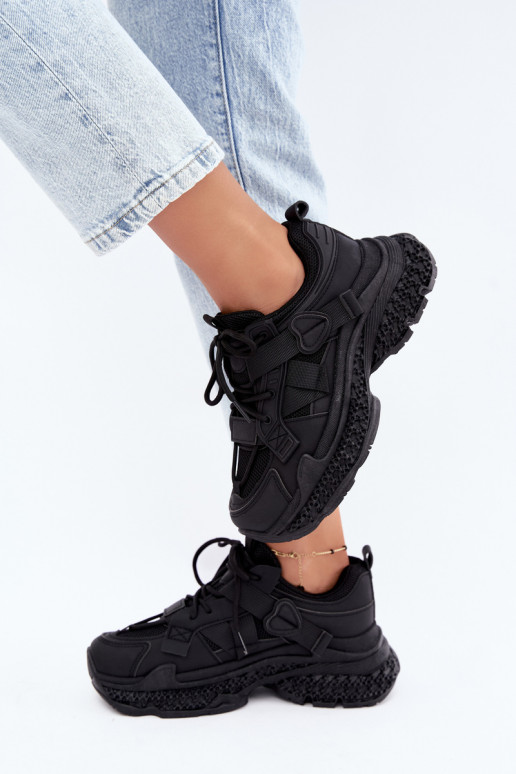 sneakers met strepen in zwarte kleur Ellery