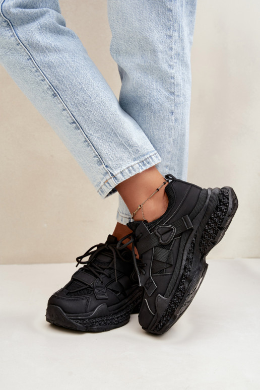 sneakers met strepen in zwarte kleur Ellery